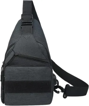 New Chest Bags Large Capacity Backpack Casual Messenger Bags Crossbody Bag Versatile Bag Water Proof (Black, One Size)