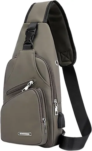 New Fashionable Layer Crossbody Bags Lightweight Nylon Sport Running Hiking Bag Messenger Bag And (Khaki, One Size)
