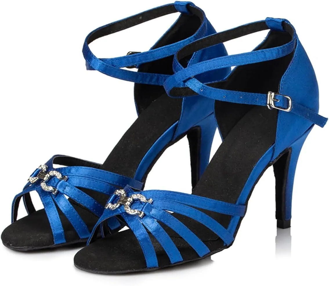 Open Toe Dance Shoes for Women's Ballroom Party Bridal Wedding Performence Dance Sandals