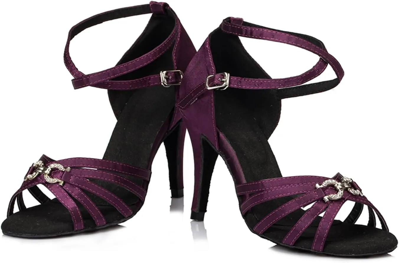 Open Toe Dance Shoes for Women's Ballroom Party Bridal Wedding Performence Dance Sandals