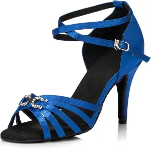 Open Toe Dance Shoes for Women's Ballroom Party Bridal Wedding Performence Dance Sandals