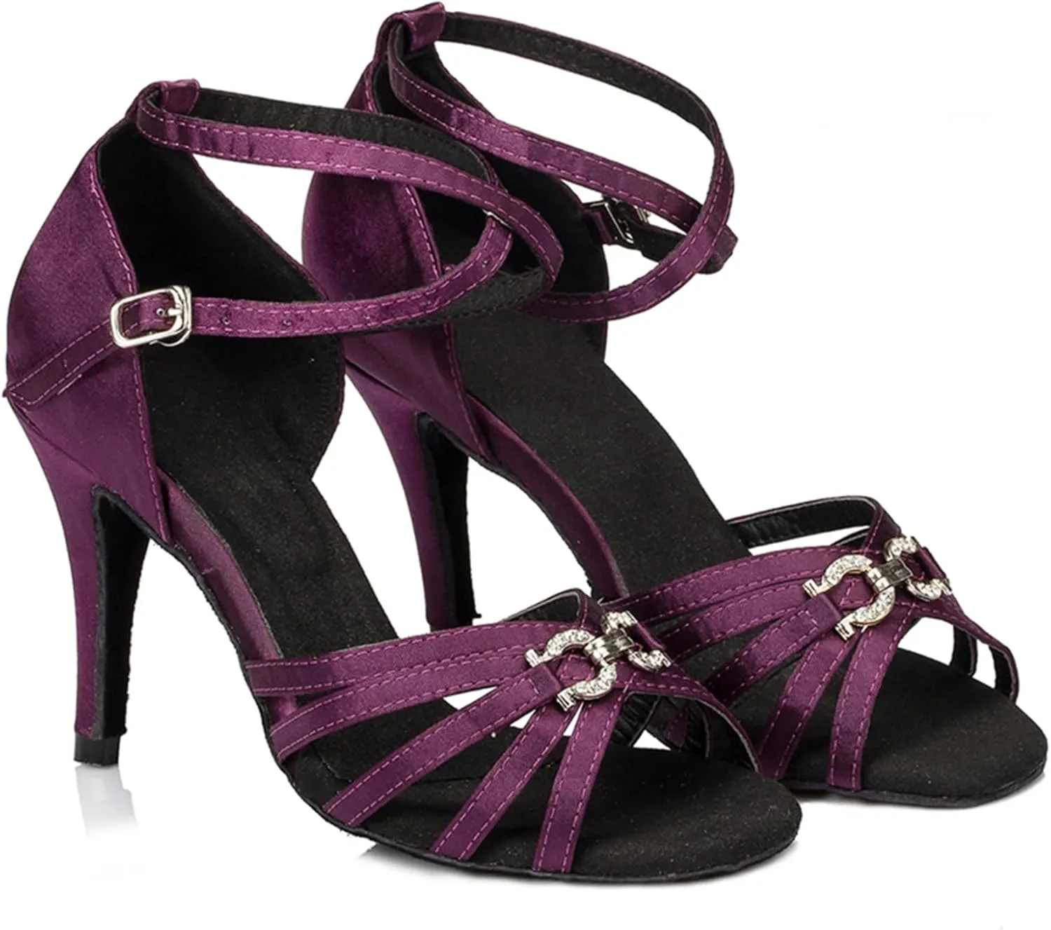 Open Toe Dance Shoes for Women's Ballroom Party Bridal Wedding Performence Dance Sandals