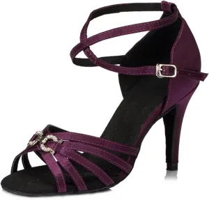 Open Toe Dance Shoes for Women's Ballroom Party Bridal Wedding Performence Dance Sandals