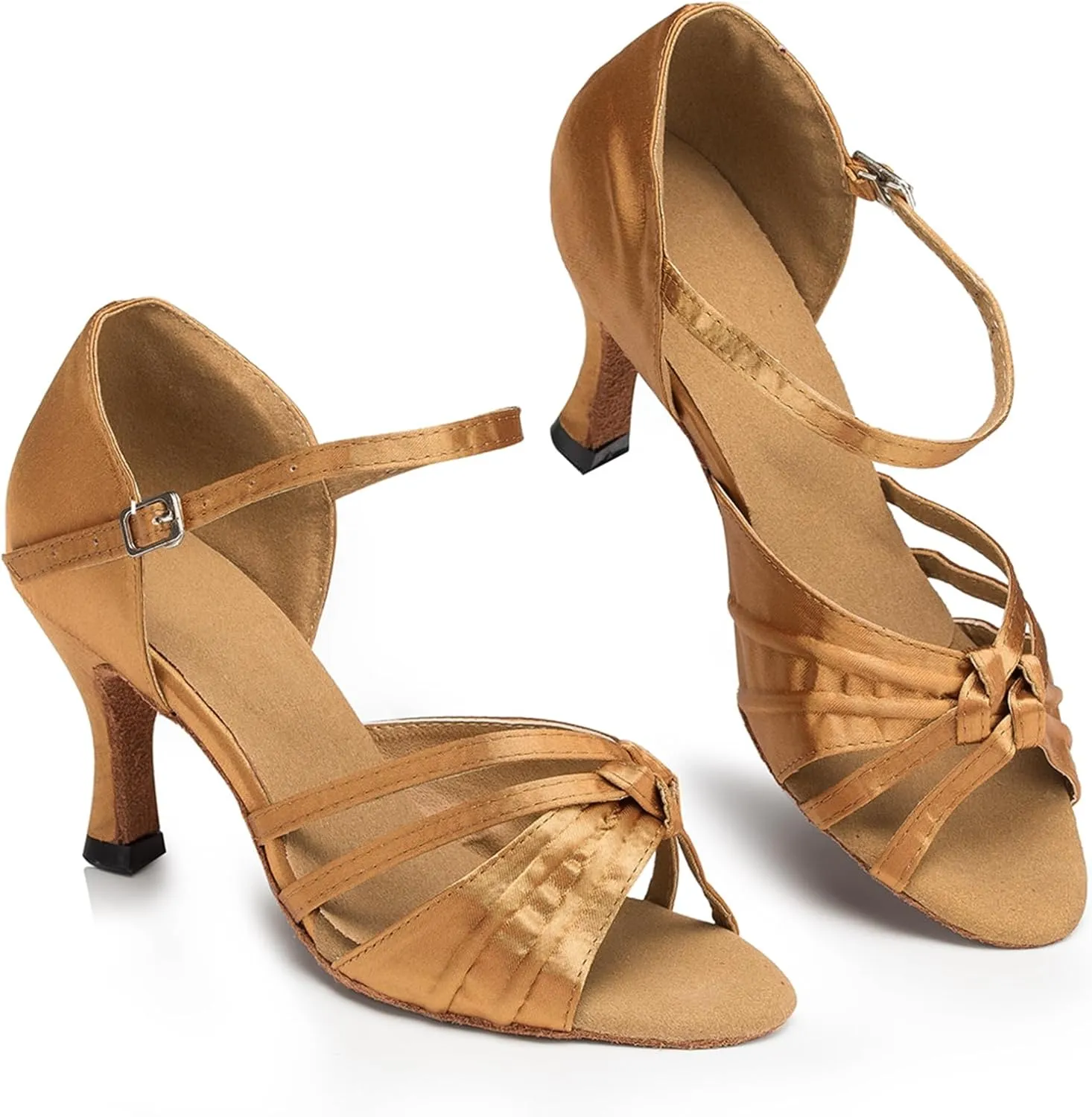 Open Toe Dance Shoes for Women's Ballroom Party Bridal Wedding Performence Dance Sandals