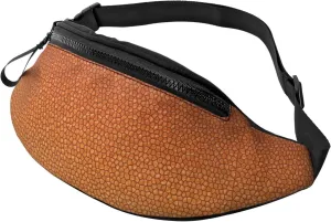 Orange Scales Waist Bag With Adjustable Belt Bag Fanny Pack Bum Bag For Men Women Traveling Hiking Cycling Running Pattern-160