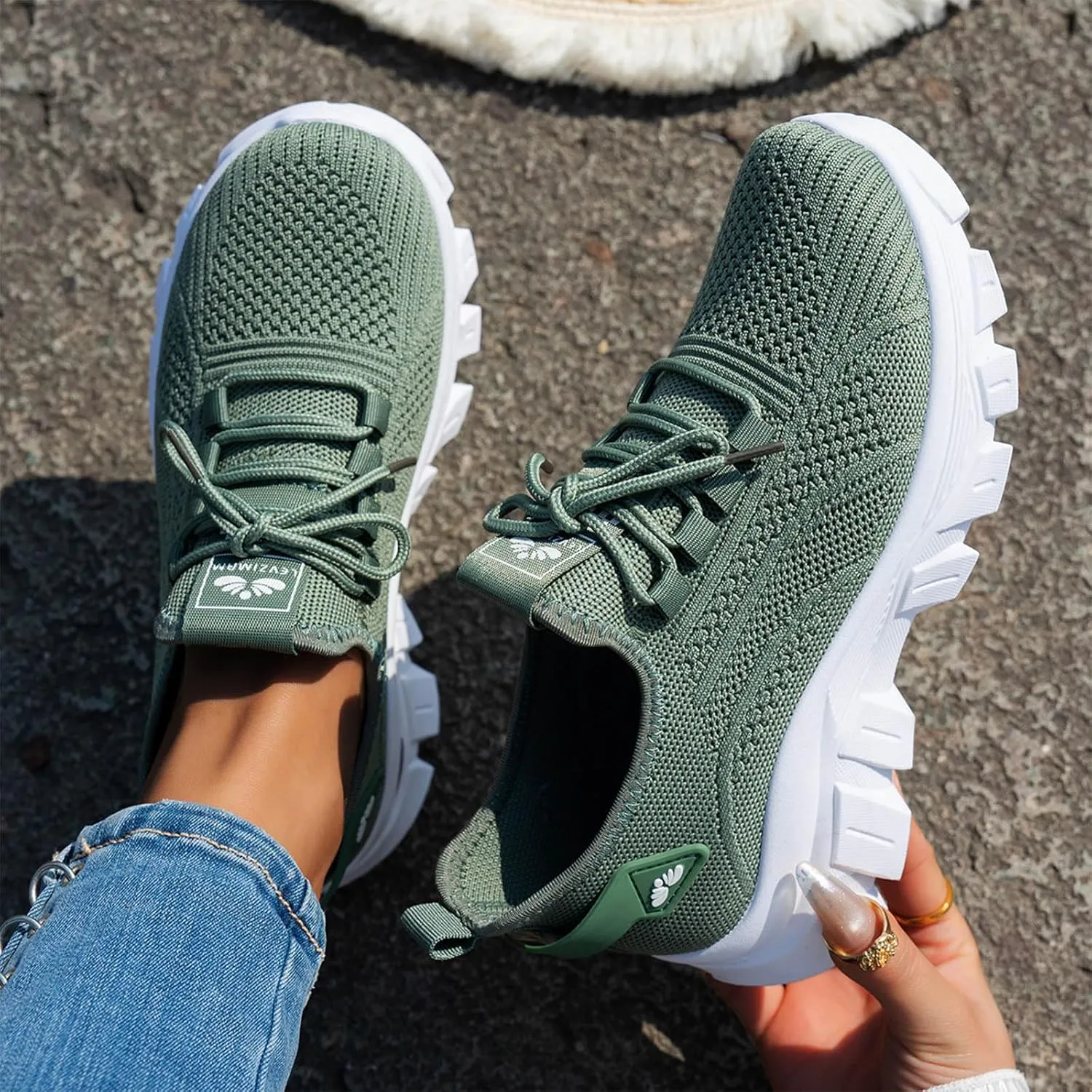 Orthopedic Sneakers for Women 2025 Womens Running Shoes Tennis Walking Gym Sneaker Fashion Workout Atheltic Slip On Lightweight Breathable Sport Shoe