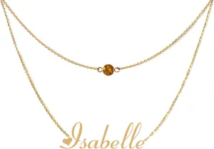 Personalized Custom Name Necklace Layered Choker Necklaces for Women
