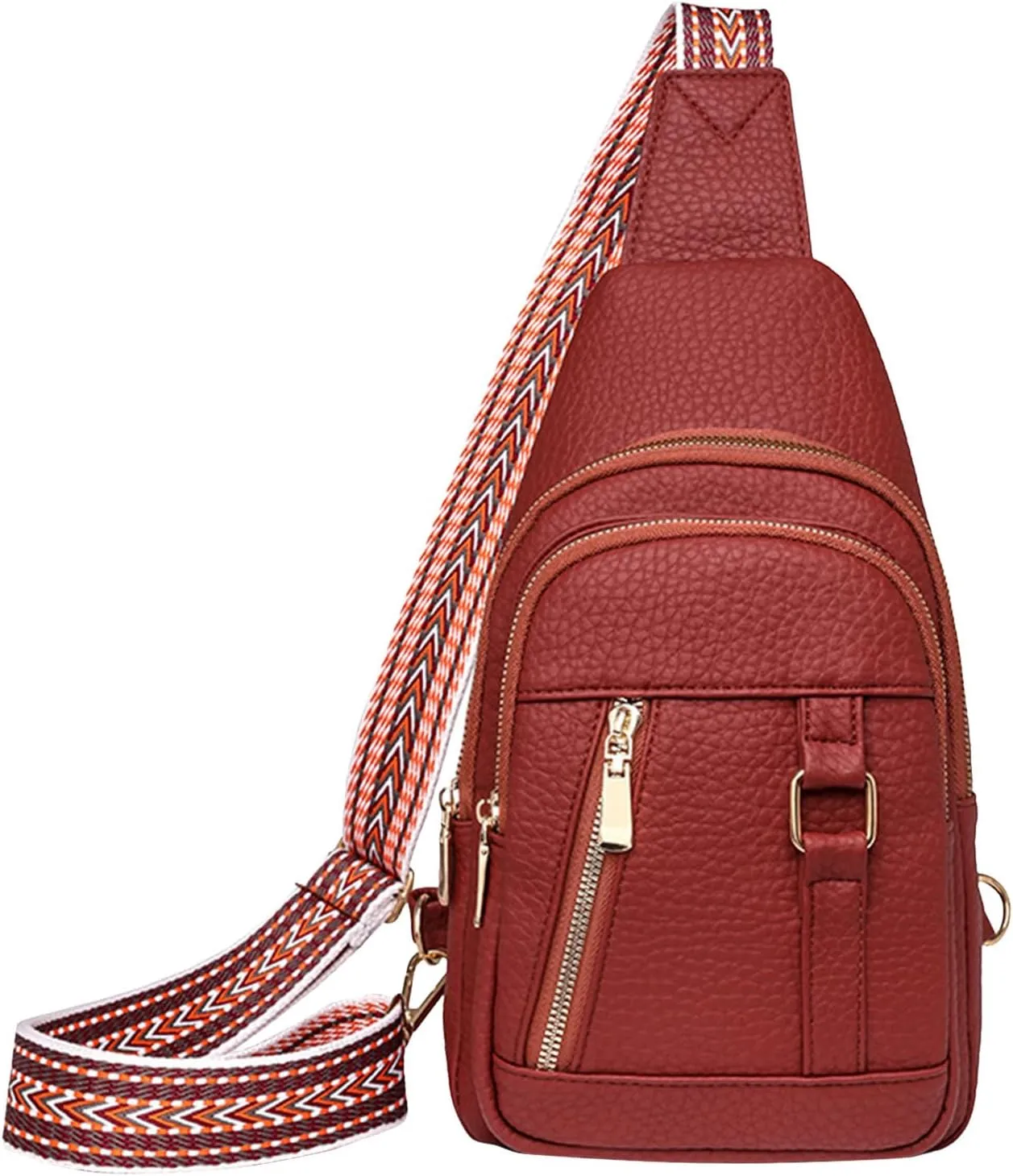 Purses for Women Crossbody Bag 2024 New Leather Fanny Packs for Women,trendy Chest Bag Backpack with Adjustable Strap,cross Body Bag for Hiking Sports Travel Outdoor