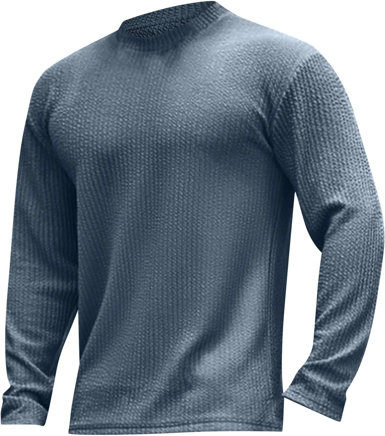 RTRDE Men's Big & Tall Sweaters Sweaters Pullover Slim Fit Comfortable Knitted Long Sleeve Casual Dress Sweater, M-3XL