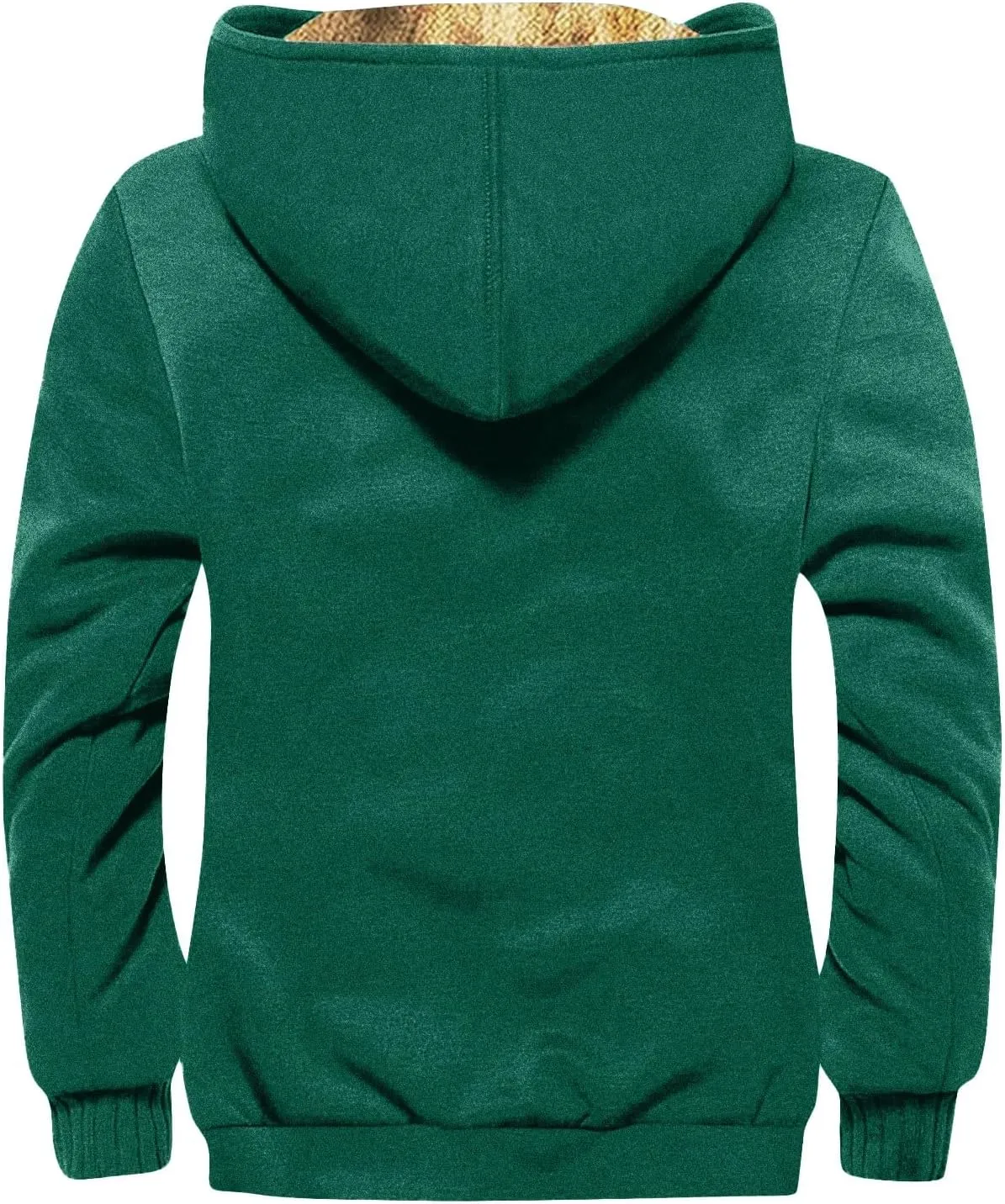 RTRDE Men's Jackets Casual Stylish Cargo Jacket Fleece Lined Sherpa Winter Warm Coats Jacket, M-7XL
