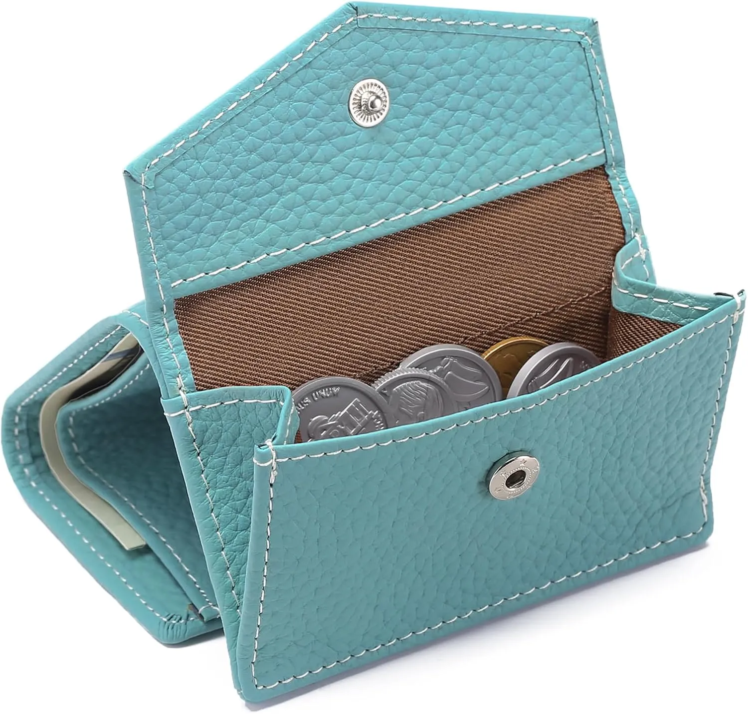 SENDEFN Small Wallet Women Leather RFID Blocking Wallets for Women Card Holder Ladies Wallets with Coin Pocket