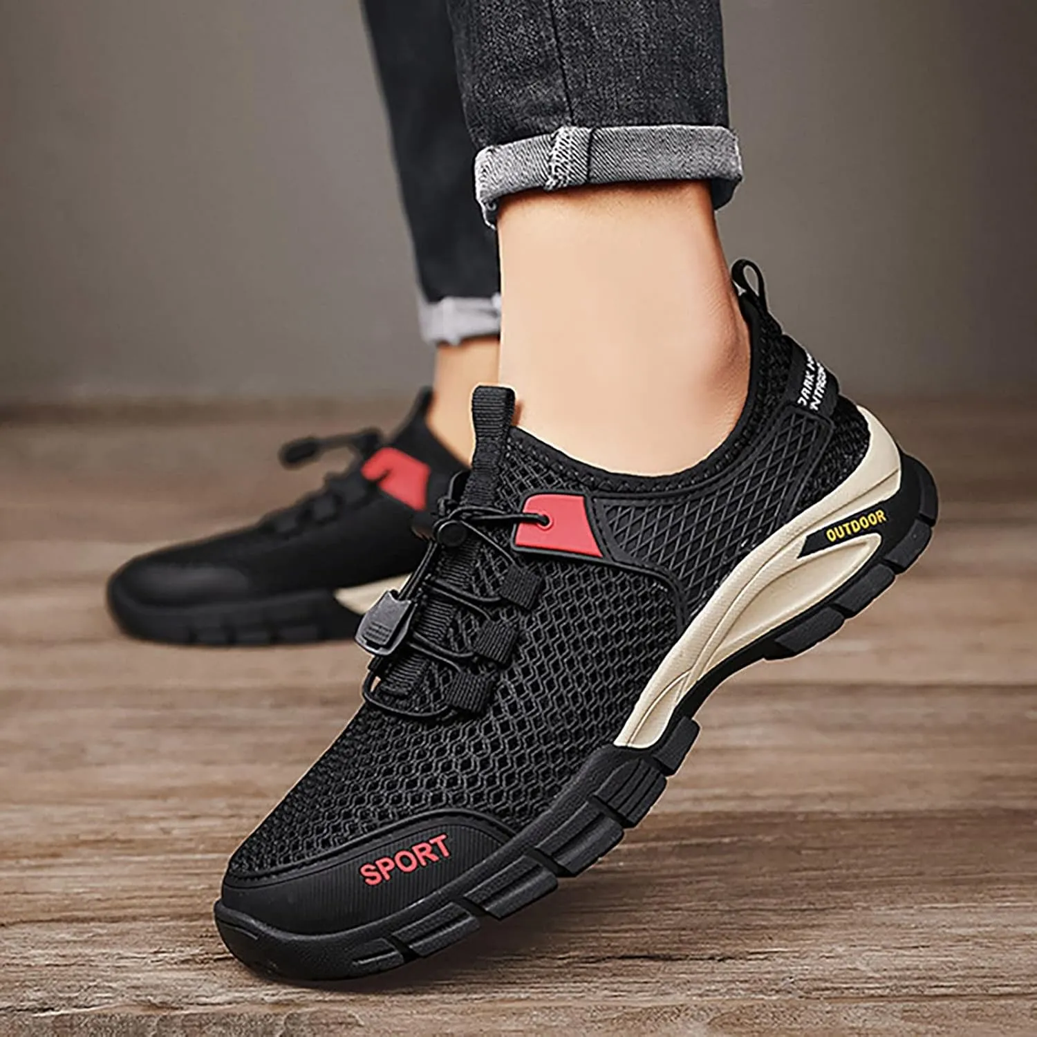 Shoes for Men Mens Walking Sneakers Slip on Lightweight Breathable Fashion Sneakers Slip on for Men Men's Comfortable Light Weight Shoes Athletic Campus
