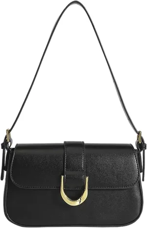 Shoulder Purses for Women Faux Soft PU Leather Small Shoulder Bag Casual Slouchy Satchel Handbags Cute Clutch