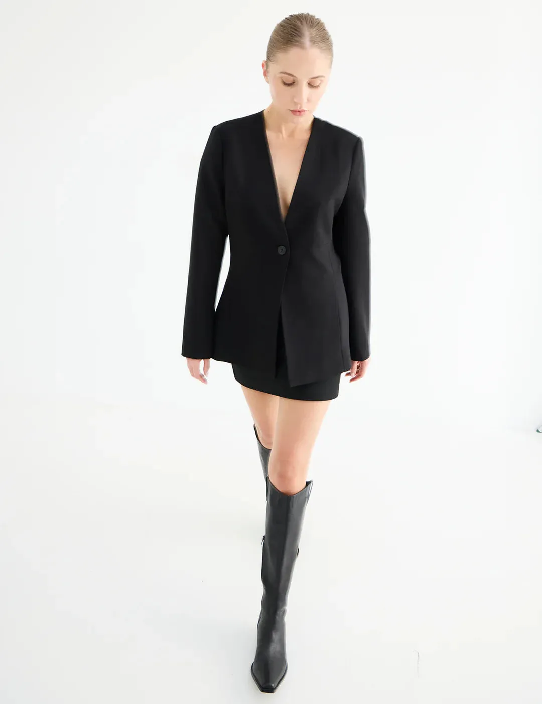 Simone Knee High Boot | Black