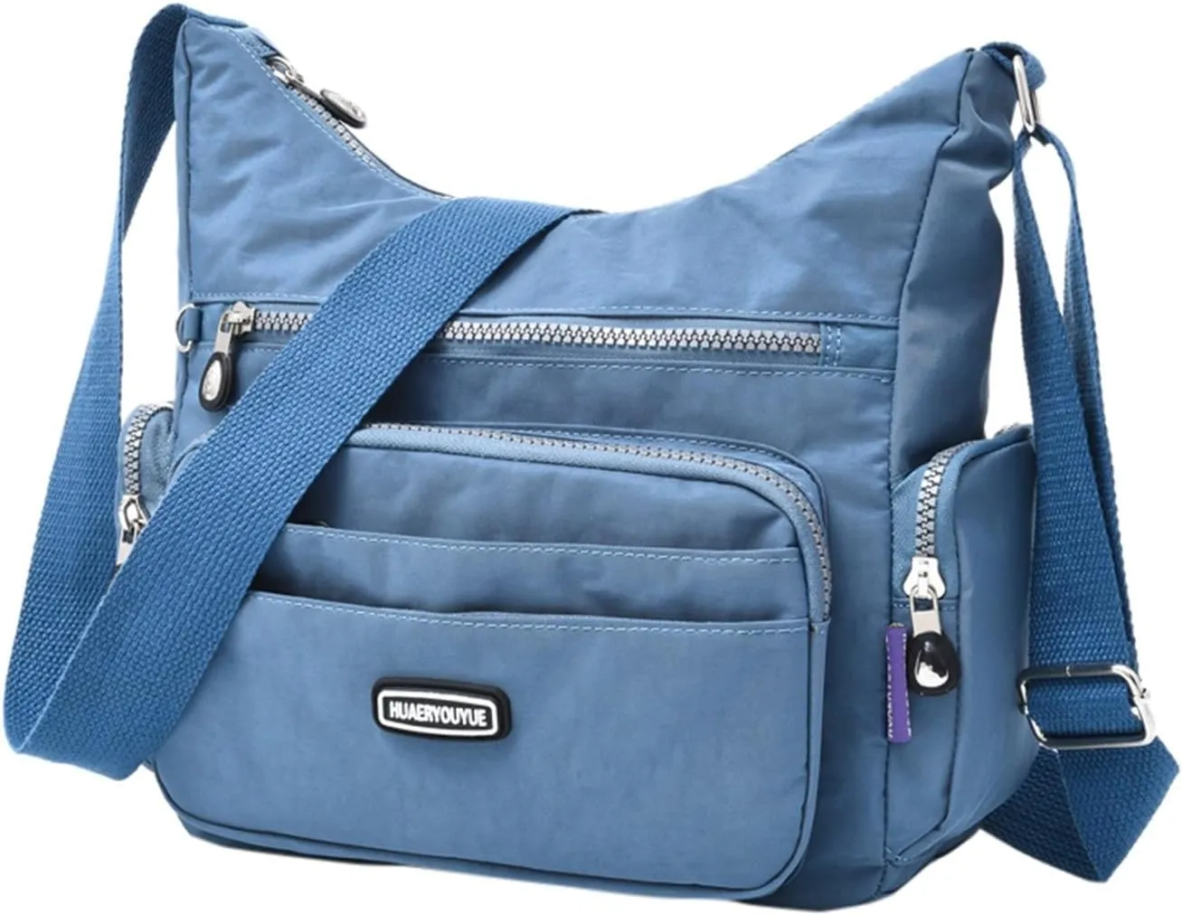 Sling Bags for Women Anti Theft Travel Waterproof Nylon Crossbody Bags for Woman Trendy Clear Fanny Pack(E)