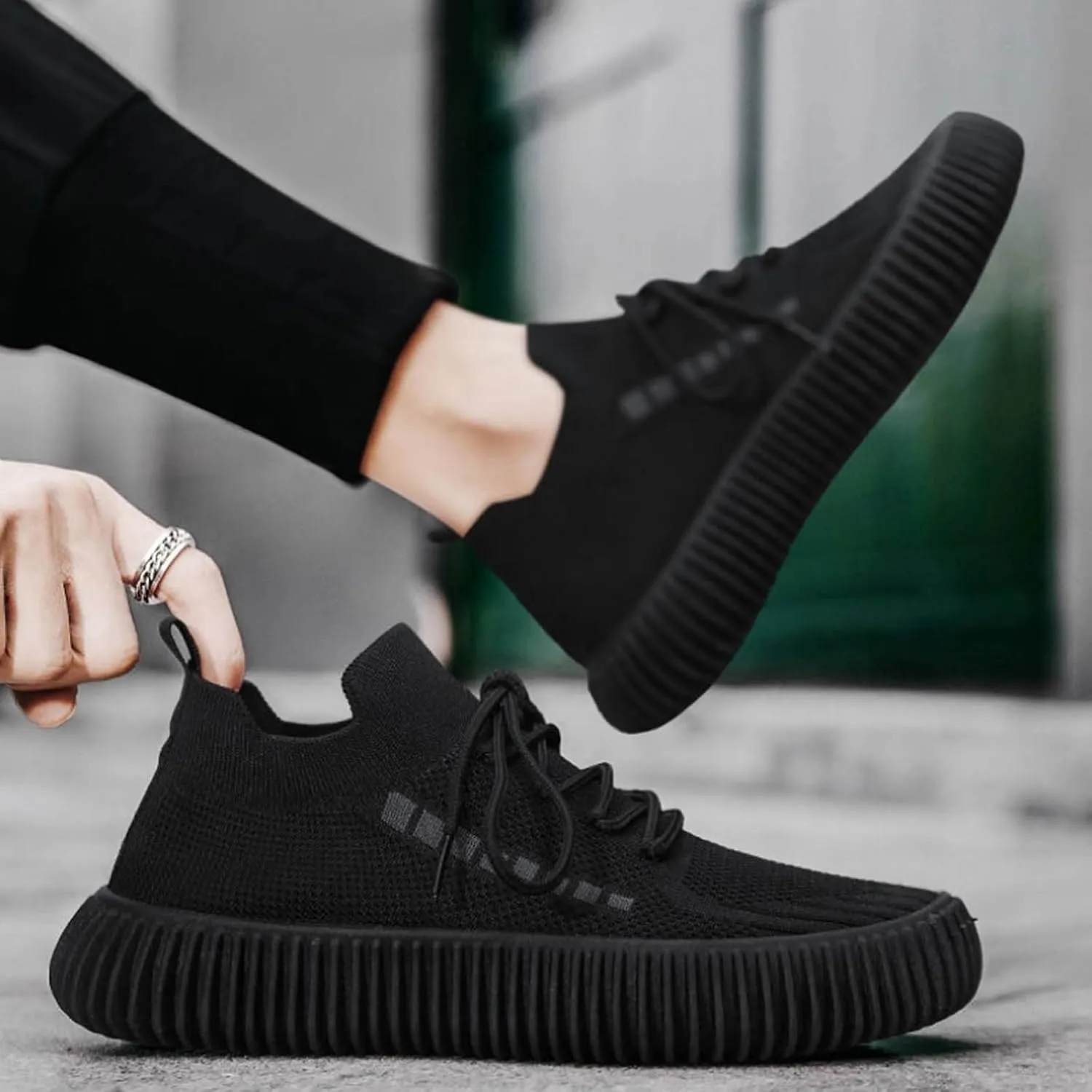 Slip On Shoes for Men Men's Tennis Shoes Men's Comfortable Walking Shoes Lightweight Breathable Running Athletic Sneakers