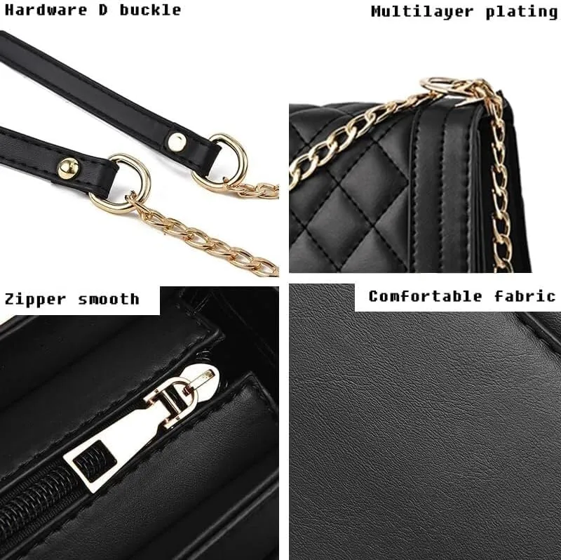 Small Chain Shoulder Strap Clutches Evening Bag Fashion Wallets Satchels Chain Strap Women Crossbody Handbags