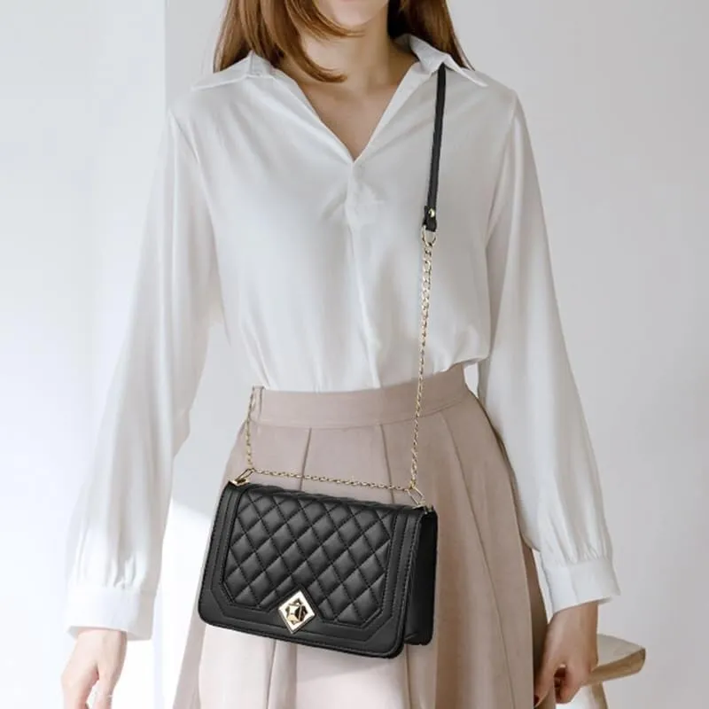Small Chain Shoulder Strap Clutches Evening Bag Fashion Wallets Satchels Chain Strap Women Crossbody Handbags