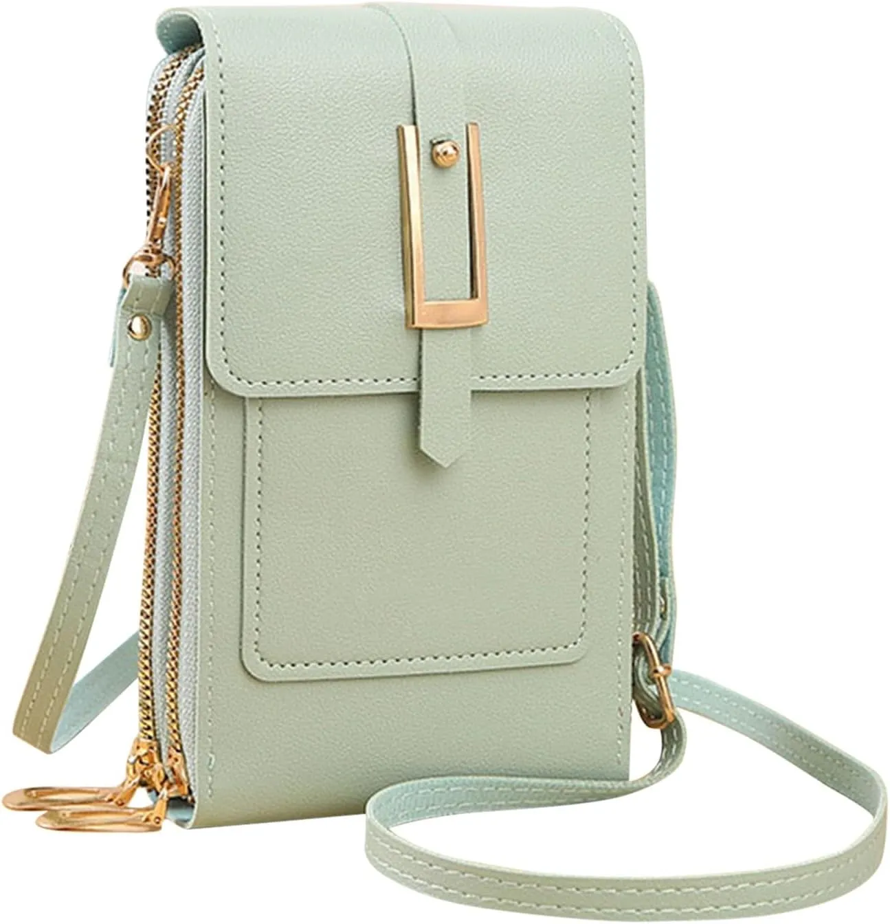 Small Crossbody Bags for Women Vegan Leather Cell Phone Shoulder Satchel Bag Wallet Purses with Adjustable Strap