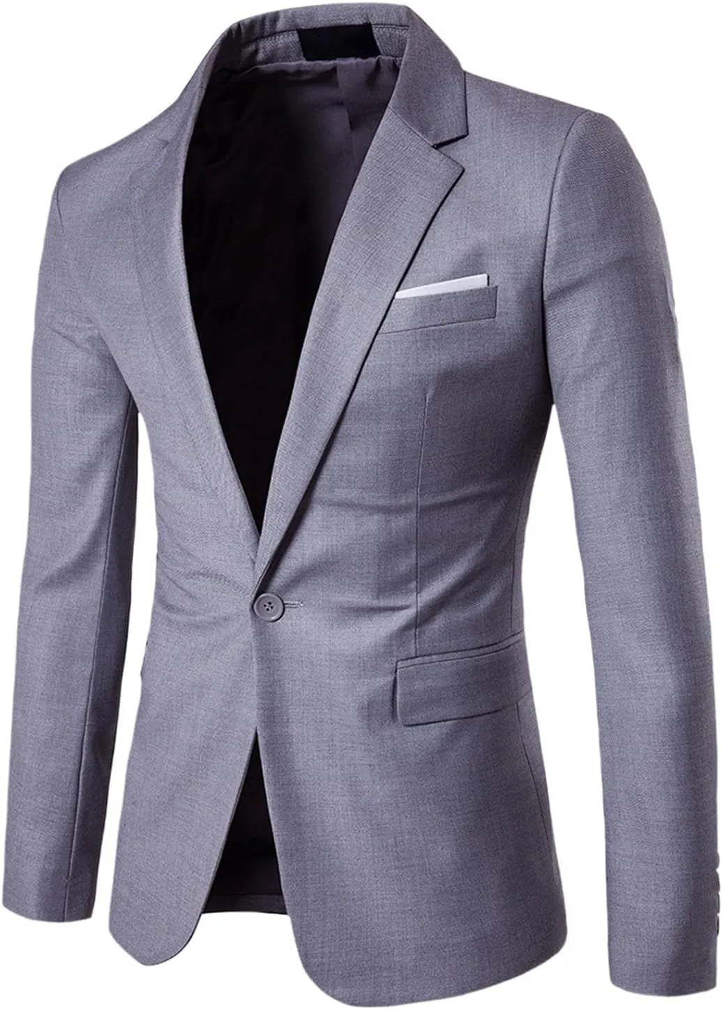 Sports Coats For Men 2024 One Button Suit Coat Jacket Tops Men Fashion Summer Sports Jackets For Men White Suit Men