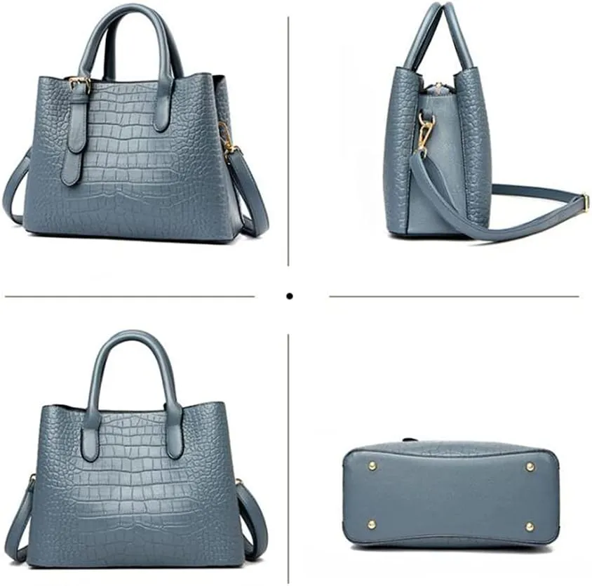 Synthetic PU Leather Ladies Tote Hobo Shoulder Women's Crossbody Bags Satchels Clutches Crocodile pattern