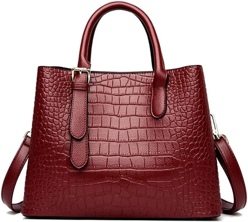 Synthetic PU Leather Ladies Tote Hobo Shoulder Women's Crossbody Bags Satchels Clutches Crocodile pattern