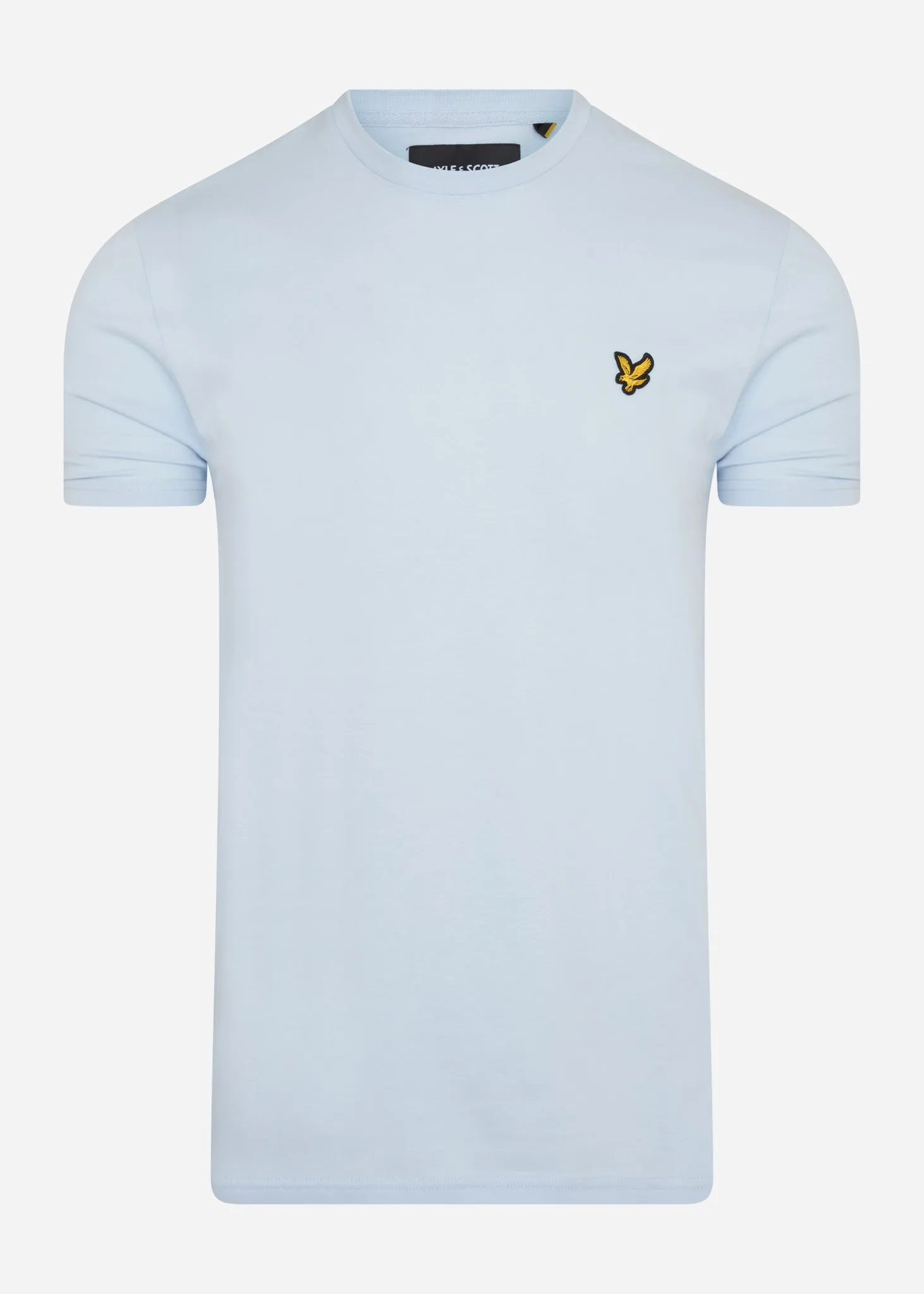 T-Shirt mit Rundhalsausschnitt - pastellblau