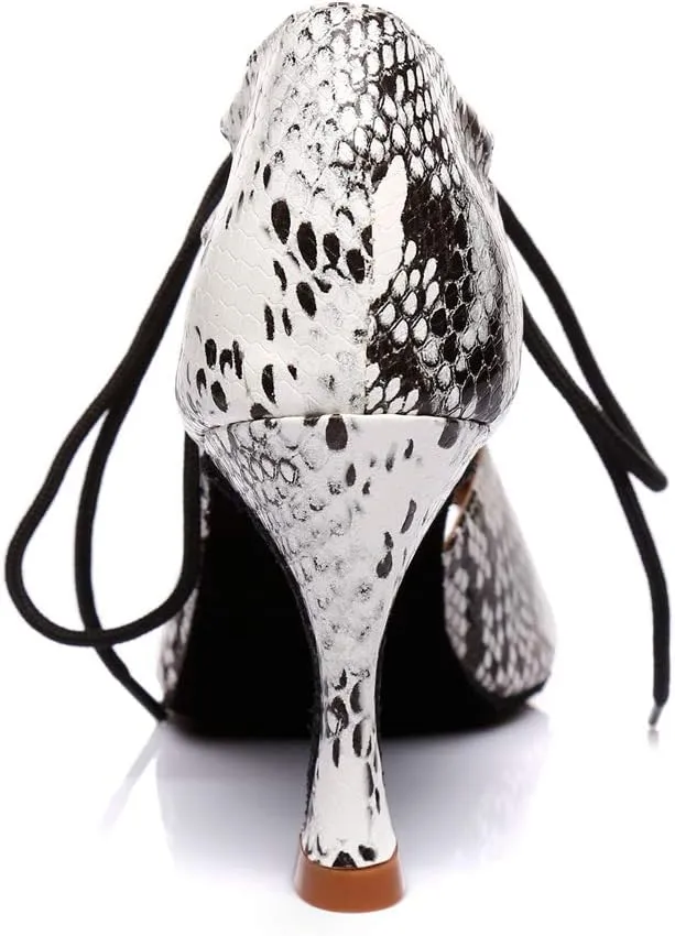 TDA Women's Sexy Lace-up Peep Toe