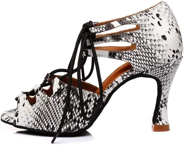 TDA Women's Sexy Lace-up Peep Toe
