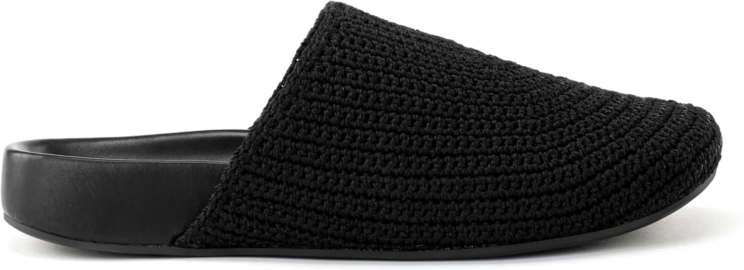 The Sak Bolinas Clog in Crochet and Leather, Slip On Entry