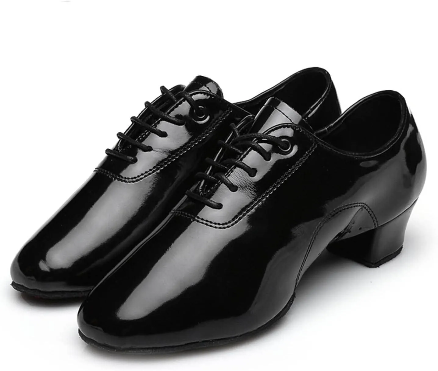 Toddler Casual Shoes Shoes Boys Modern Dance Shoes Prom Ballroom Latin Shoes Solid Color Lace Up Shoes