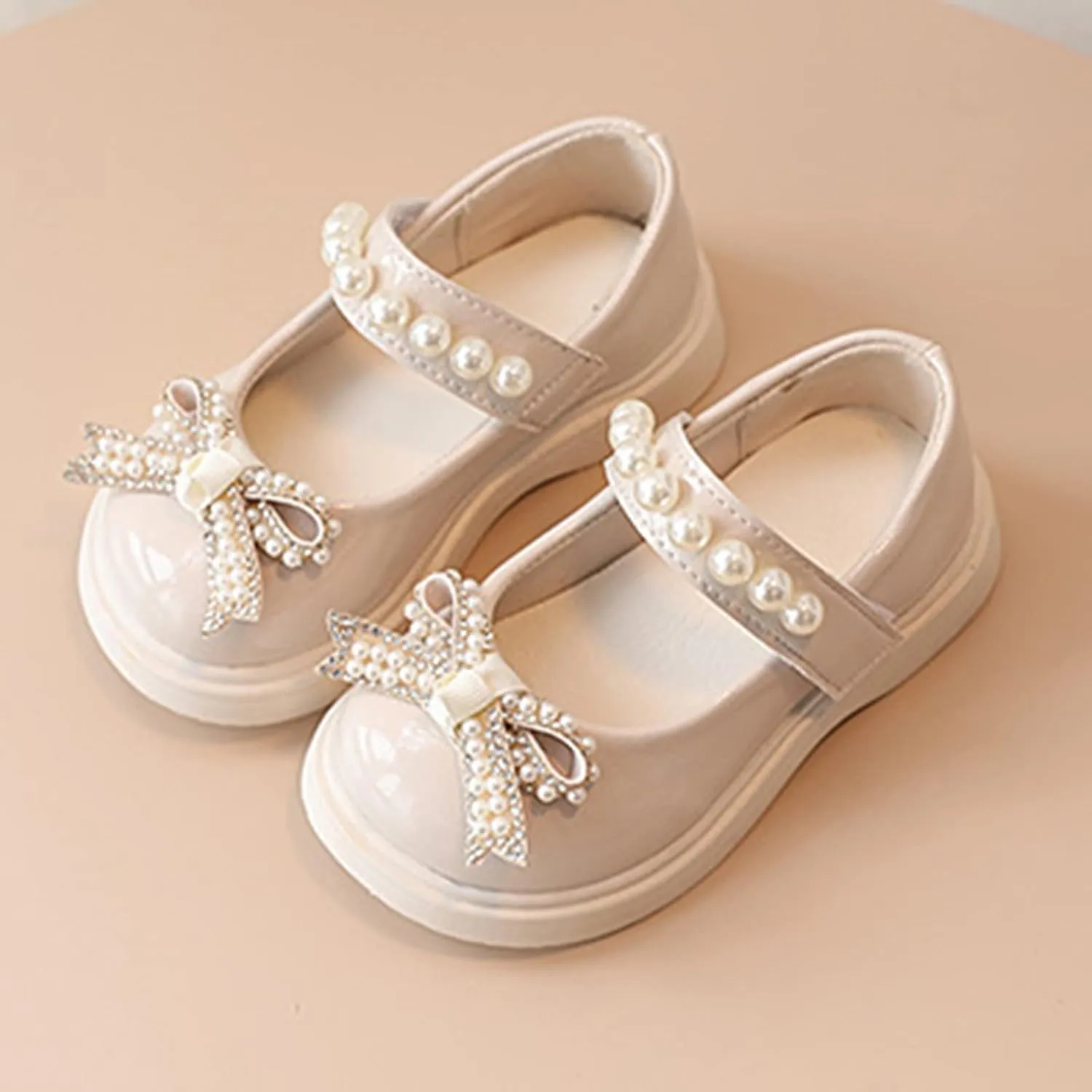 Toddler Platform Mary Jane Shoes Bow Girls Dress Shoes Little Girl School Uniform Oxford Shoes for Girl Flats