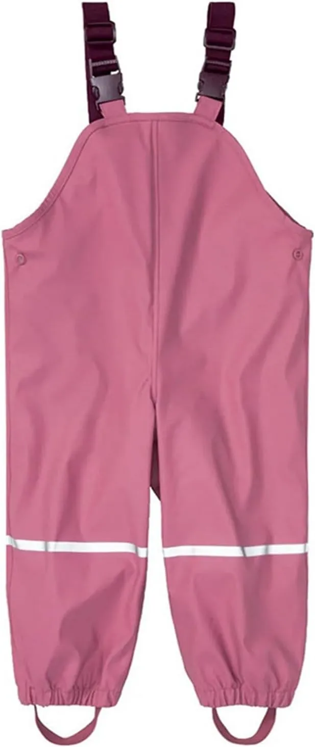 Toddler Rain Pants Waterproof Insulated Solid Outdoor Rain Jumpsuit Pant Boys Girls Casual Trousers Rainwear