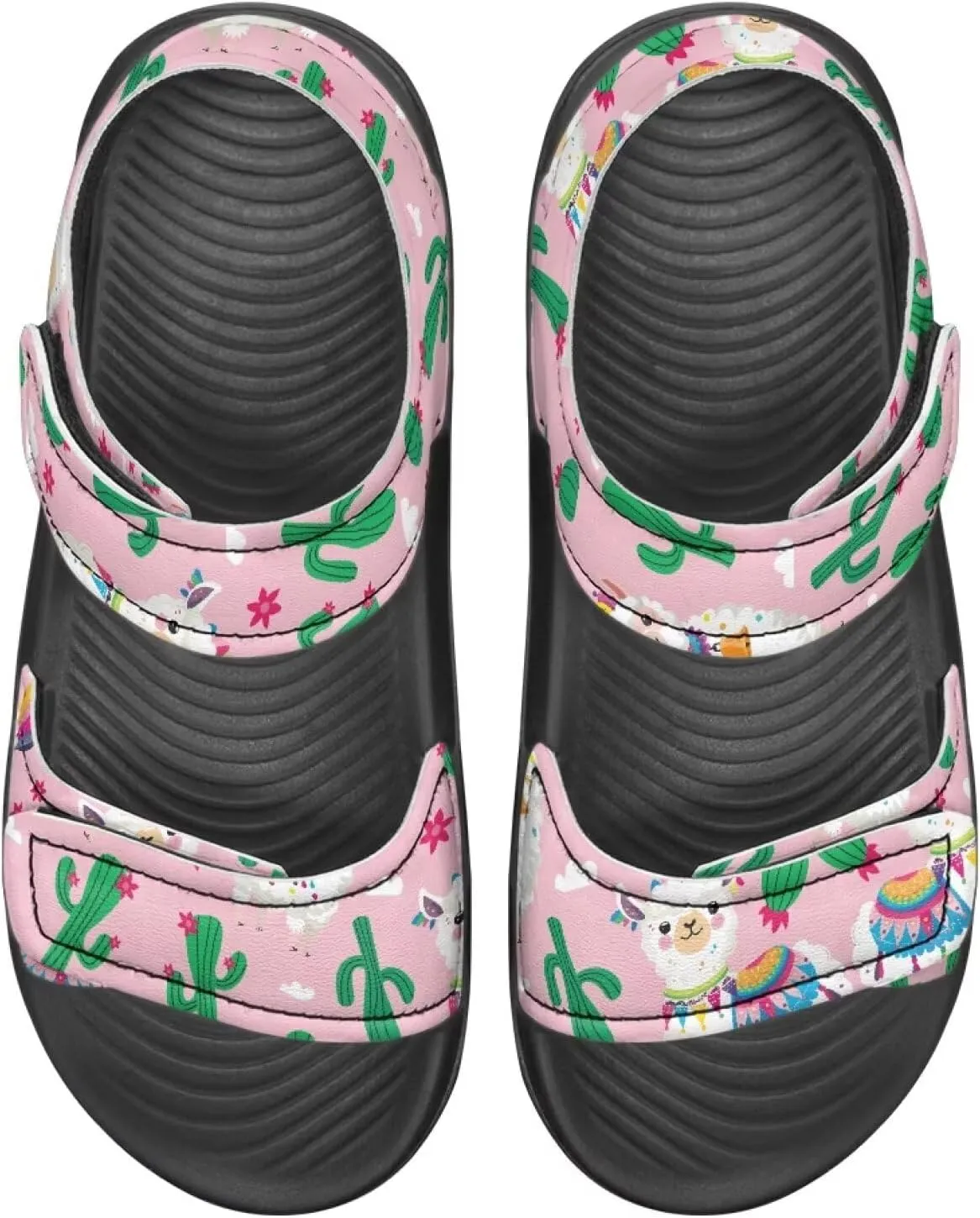 Toddler Sporty Sandals with Adjustable Straps Double Buckle Outdoor Athletic Water Shoes Open Toe Slippers Sandal