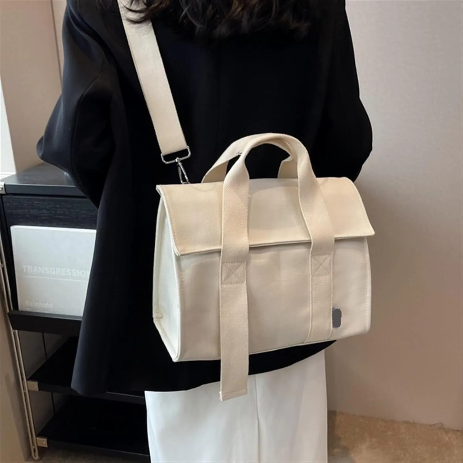 Tote bag for women Shoulder Briefcase Large Capacity Canvas Shopper Totes