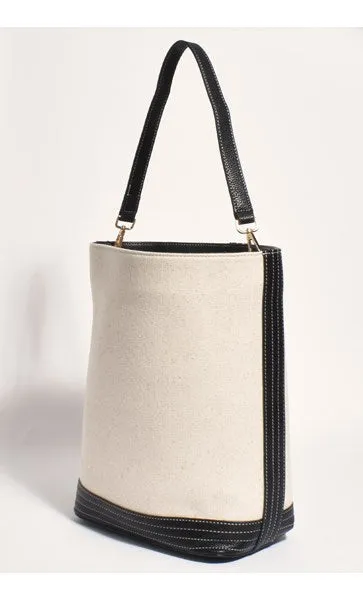 Tote Contrast Natural-Black
