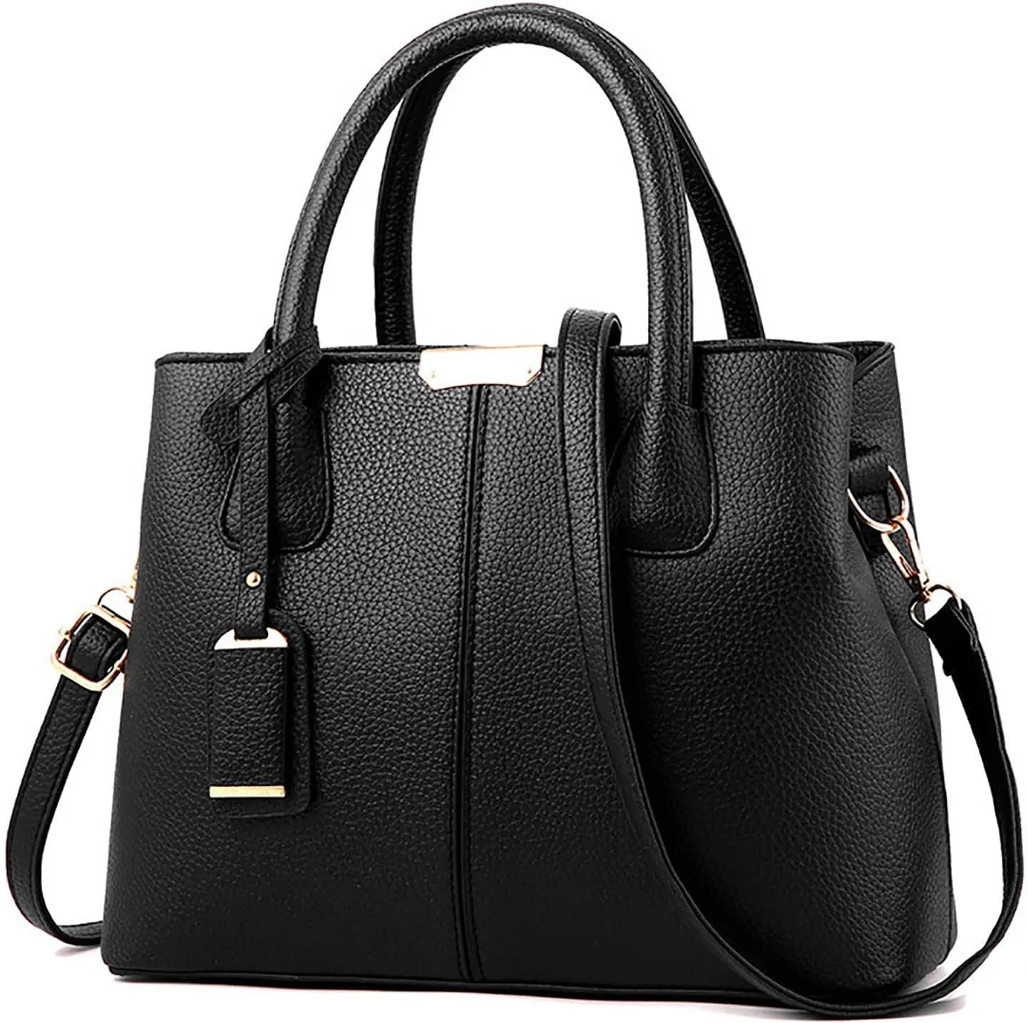 Tote Purses for Women, Faux Leather Large Capacity Shoulder Bag with Adjustable Strap Everyday Messenger Handbags