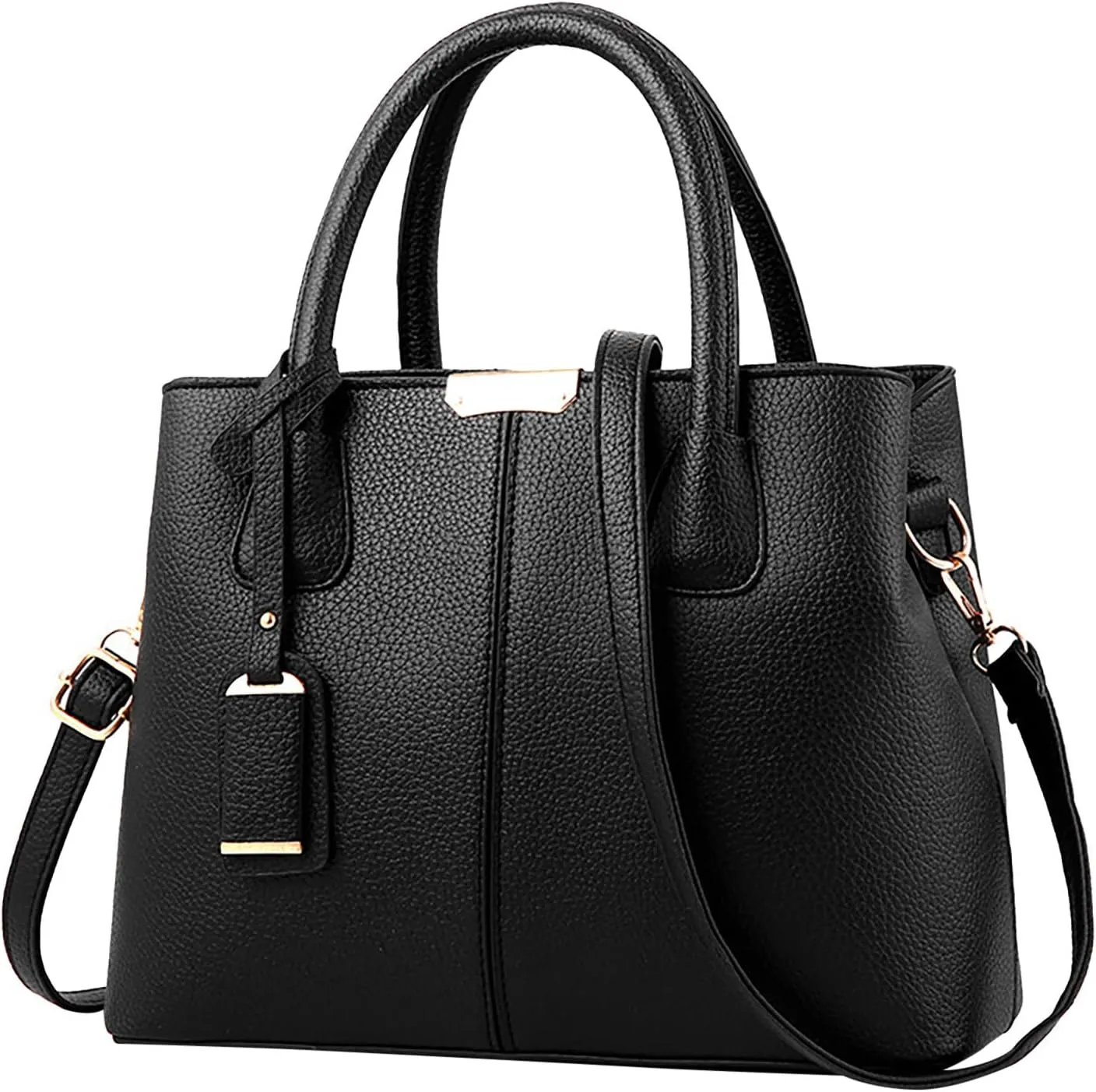 Tote Purses for Women, Faux Leather Large Capacity Shoulder Bag with Adjustable Strap Everyday Messenger Handbags