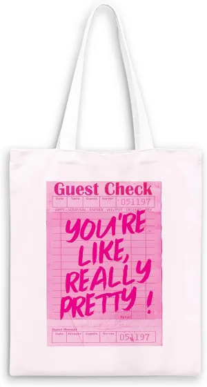 Trendy Pink Tote Bag, Preppy Guest Check Canvas Tote Bag, Pink Tote Bag for Women, Preppy Stuff Canvas Tote Bag Aesthetic, Trendy Gifts for Women, Reusable Grocery Bags Shopping Bags