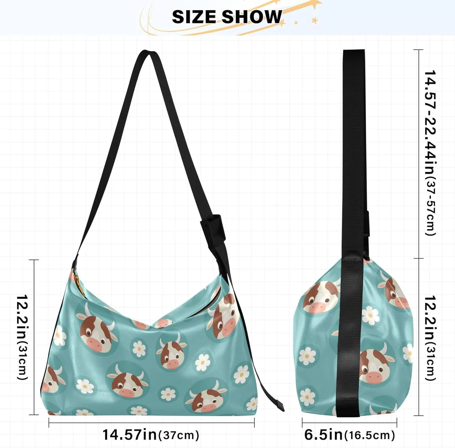 Tribal Elephant Ethnic Bohemia Lady Leather Purses Hobo Large Cross Body Purses Floral Animal Print Shoulder Handbags