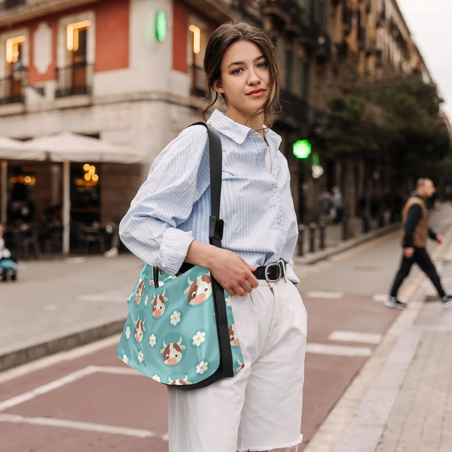 Tribal Elephant Ethnic Bohemia Lady Leather Purses Hobo Large Cross Body Purses Floral Animal Print Shoulder Handbags