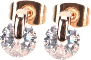 VALICLUD Metal Zircon Earrings for Women Minimalist Studs Fashionable Ear Jewelry Ideal Party Accessory