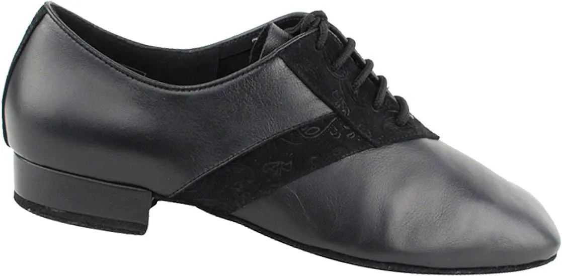 Very Fine Men's Salsa Ballroom Tango Dance Shoes CD9001A Leather & Nubuck Bundle - Shoe Wire Brush 1"