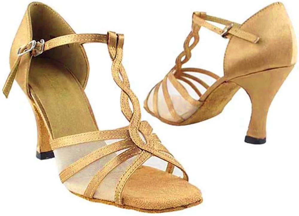 Very Fine Women's Ballroom Dance Shoes Tango Wedding Salsa Shoes 1692EB Comfortable Dance Shoes 2.5" [Bundle of 5]