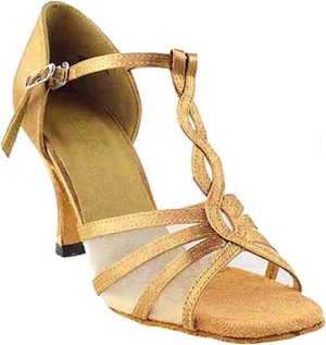 Very Fine Women's Ballroom Dance Shoes Tango Wedding Salsa Shoes 1692EB Comfortable Dance Shoes 2.5" [Bundle of 5]
