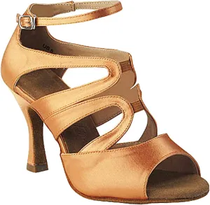 Very Fine Women's Ballroom Dance Shoes Tango Wedding Salsa Shoes Sera7039EB Comfortable Dance Shoes 3" [Bundle of 5]