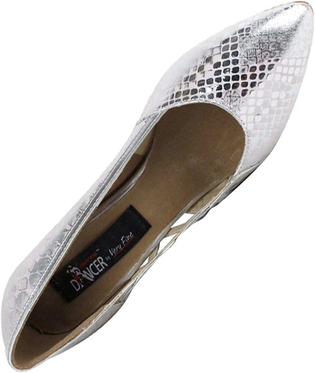 Very Fine Women's Salsa Ballroom Tango Dance Shoes Leather EWGCD5501 Bundle - Back-of-Heel Cushions 2.5"