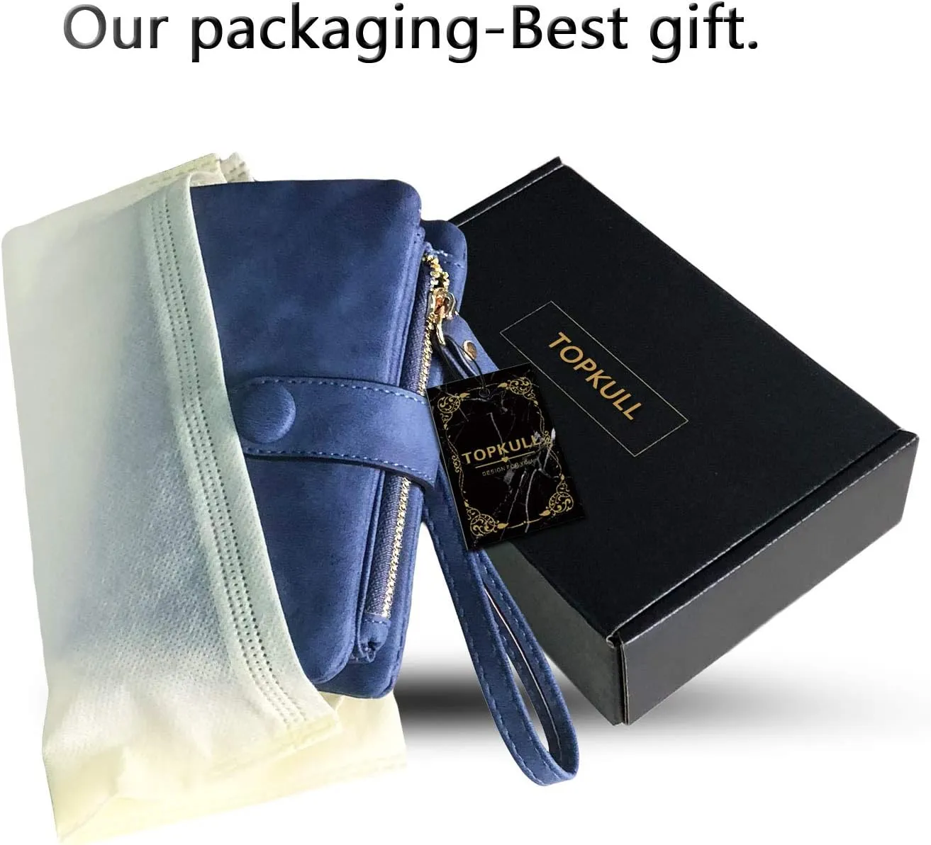 Wallets for Women Bifold Small Rfid Soft Leather Ladies Wallets Trifold Womens Wallets Billfolds Mini Wristlet Clutch Cute Zipper Coin Purse with Wrist Strap