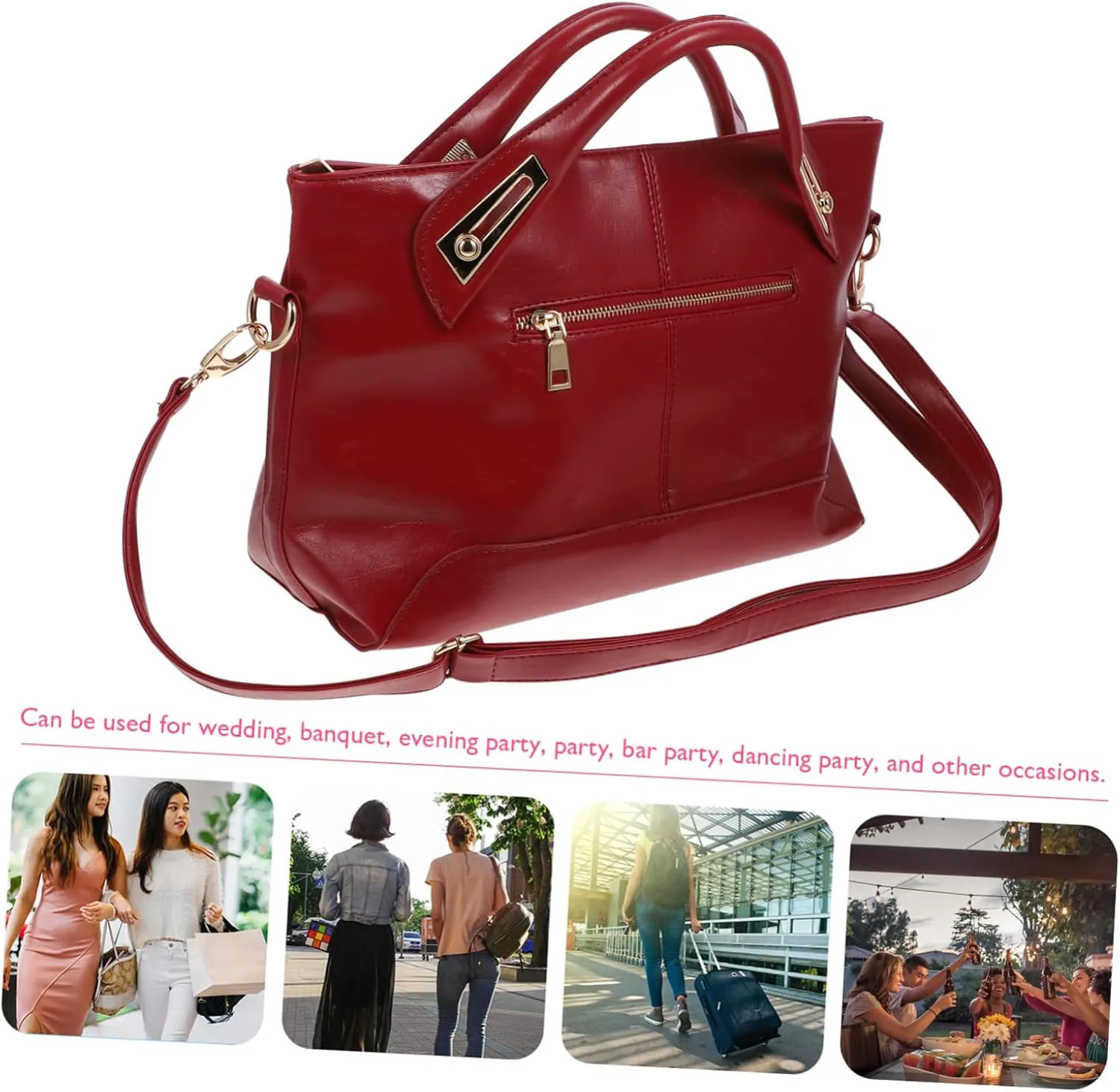 Wax Shoulder Bag Crossbody Purse for Women Sling Bag for Men Women Shoulder Bag Over Shoulder Bag for