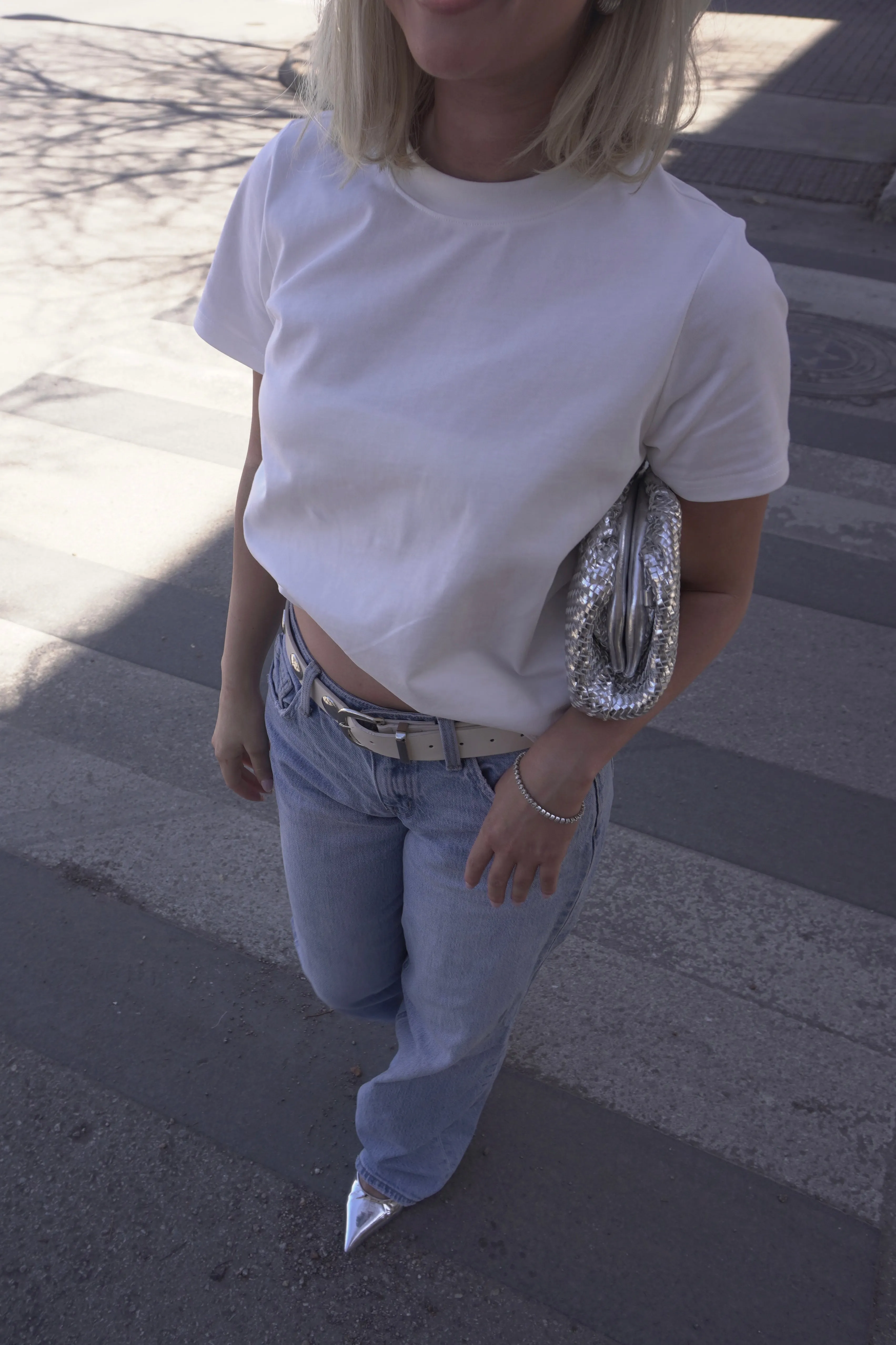 White t-shirt